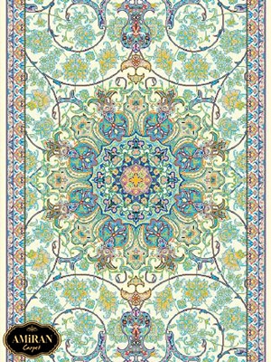 پادری و قالیچه 1200 شانه طرح بهشت اصفهان