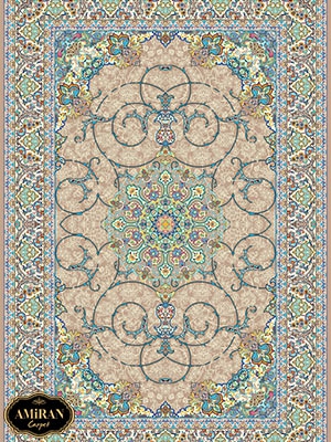 قالیچه 1200 شانه بهشت اصفهان سایز 1.5*1