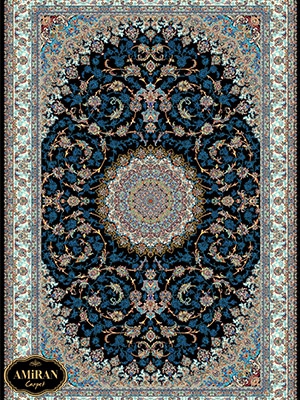 قالیچه 1200 شانه اصفهان گل برجسته سایز 2.25*1.5