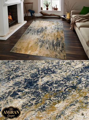 فرش وینتیج مدل جدید طرح فرش مدرن فرش امیران