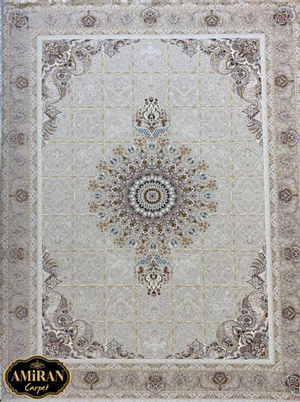 طرح جدید فرش خشتی گلسار 1500 شانه فرش امیران