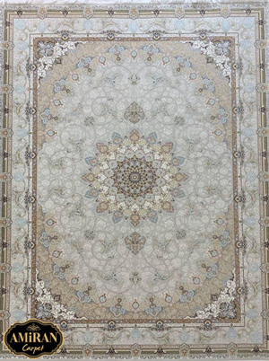 طرح جدید فرش 1500 شانه اصفهان گل برجسته